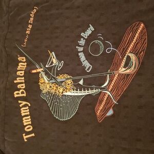 TOMMY BAHAMA Black Casual Button-Down Shirt